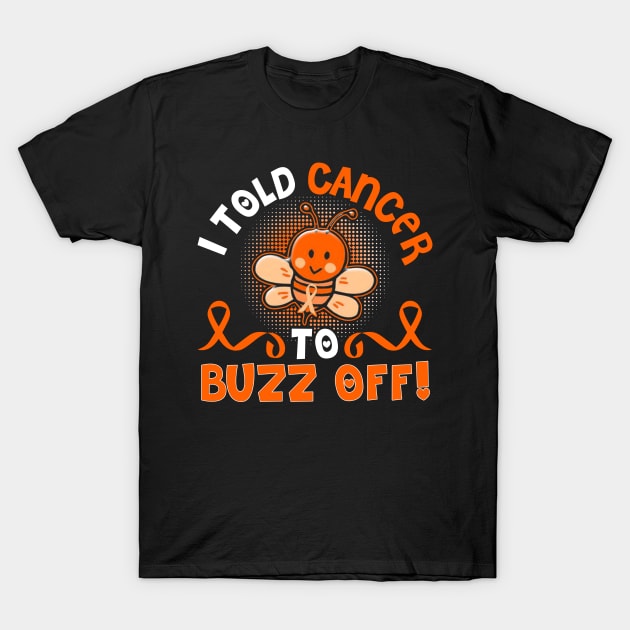 funny kidney cancer bee warrior T-Shirt by TeesCircle